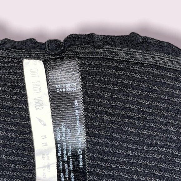 Urban Outfitters Scrunchy Bandeau Black Colorful Womens Size Medium - Picture 3 of 4